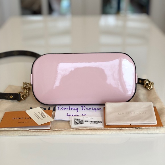 Louis Vuitton Alma Mini Rose Ballerine & Monogram - Picture 3 of 8